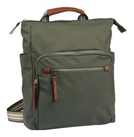 Camel Active Bari Hobo Bag / Backpack Rucksack Rucksack Khaki DunkelgrüN Neu