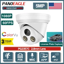 US Hot 5MP Full Color License Plate Capture Camera 1080P 60FPS 2MP CCTV Outdoor