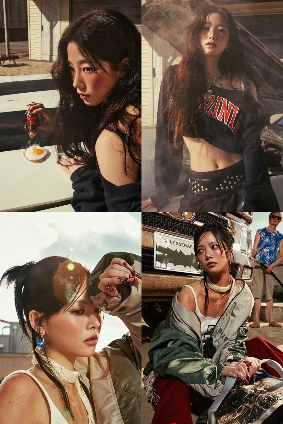 LE SSERAFIM HOT 5th Mini Album CD+Photo Book+Coaster+