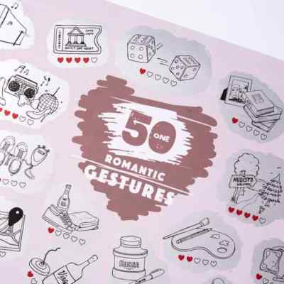 51 Scratch Off Bucket List Posters Romantic Gestures Random Act Of Kindness  Gift UK