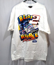 Vintage Rusty Wallace Ready 2 Rumble Racing T-Shirt Men's Size XL 2000 NASCAR