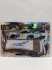 2025 Select Racing Parker Chase Trackside Action Signatures Silver Ice Prizm SP
