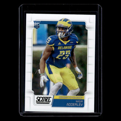 Nasir Adderley Rookie #434 2019 Score Delaware Fightin Blue Hens Football Card
