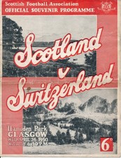 Scotland v Switzerland (Friendly International @ Hampden Park) 1950