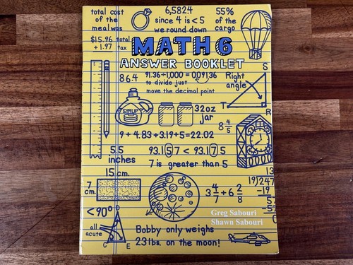 Teaching Textbooks Math 6 Answer Booklet - 第 1/2 張圖片