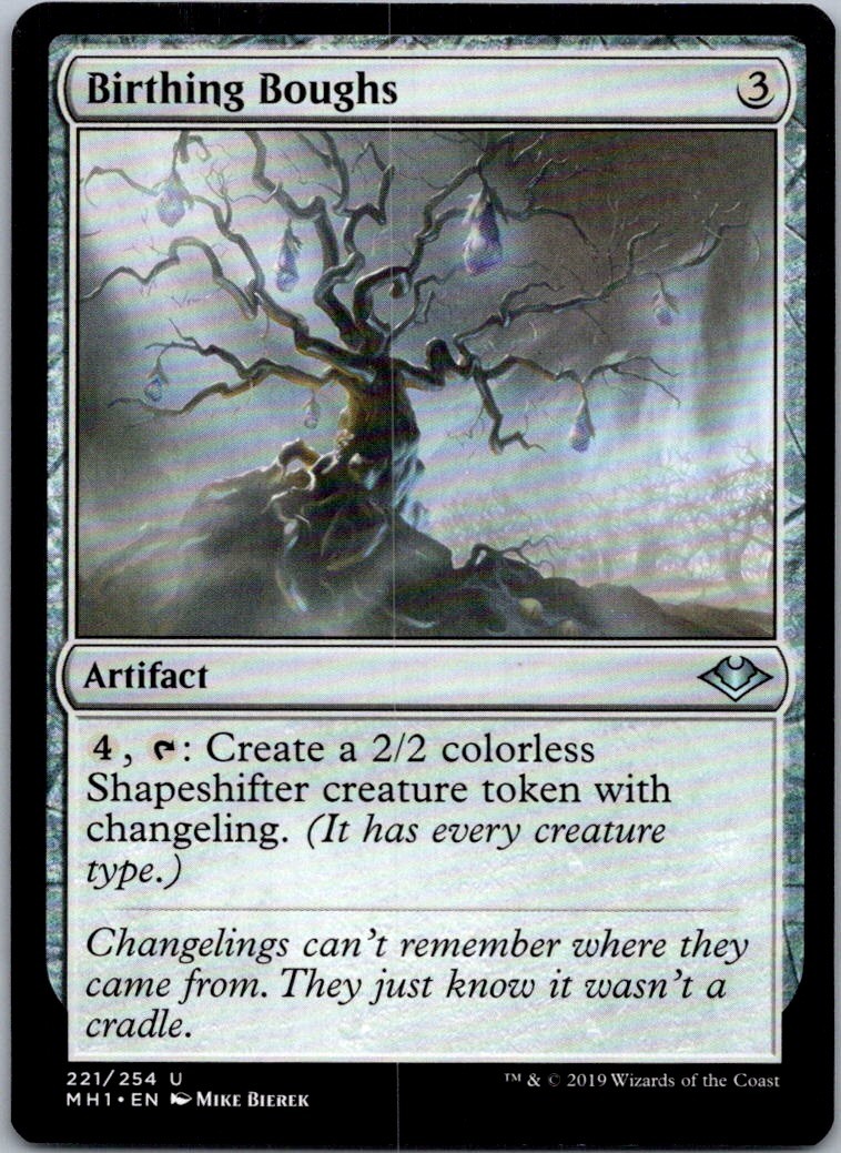 Birthing Boughs U LIST #221/254 LP MTG Magic