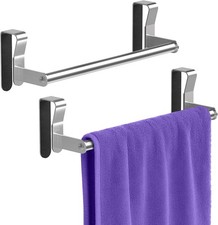 Brushed, Drawer, 2 Pack Over Cabinet Towel Holder for Kitchen