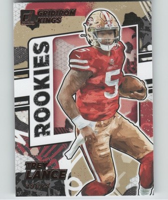 2021 Donruss Trey Lance #RGK-TLA Rookies Gridiron Kings RC