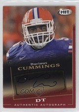 2015 Sage Hit Auto Red Darious Cummings #A144 Auto 7eo