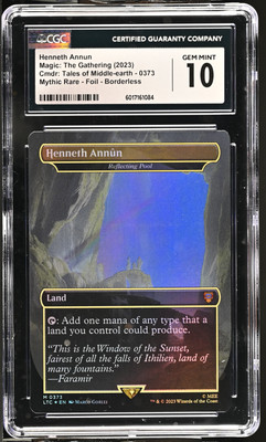 REFLECTING POOL Lord of the Rings Henneth Annun Foil Mythic CGC 10