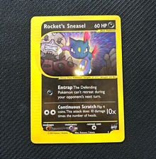 Nintendo Pokémon TCG Rocket’s Sneasel Best of Game 5 Regular 60 HP 2002 English on eBay