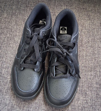 Nike Dunk Low (PSE) Black Leather Lace-Up Kid...