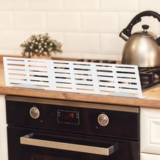 Child Proof Stove Guard Stainless Steel – 2 Pack 2 PCS ( 17” - 34” ), White