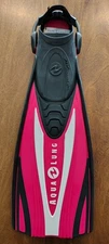 Aqua Lung Express Fins w/Spring Strap, Pink, size Regular