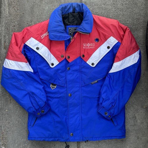Vintage Spyder Pro Gear Ski Jacket Men M Thinsulate 90s Colorblock Ski Rio