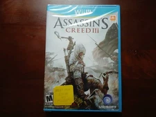 Assassin's Creed III (Nintendo Wii U, 2012) Brand New Factory Sealed 