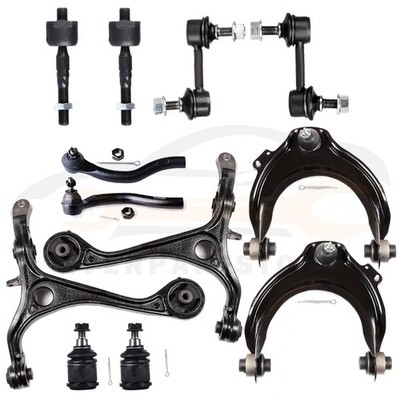12 Pcs Control Arm Tie Rod Ends Suspension Kit For 2003-2007 Honda Accord 3.0 L