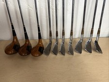 MacGregor Jack Nicklaus Golden Bear Golf Clubs 1-4-5 Woods PW 3-4-5-6-8-9 Irons