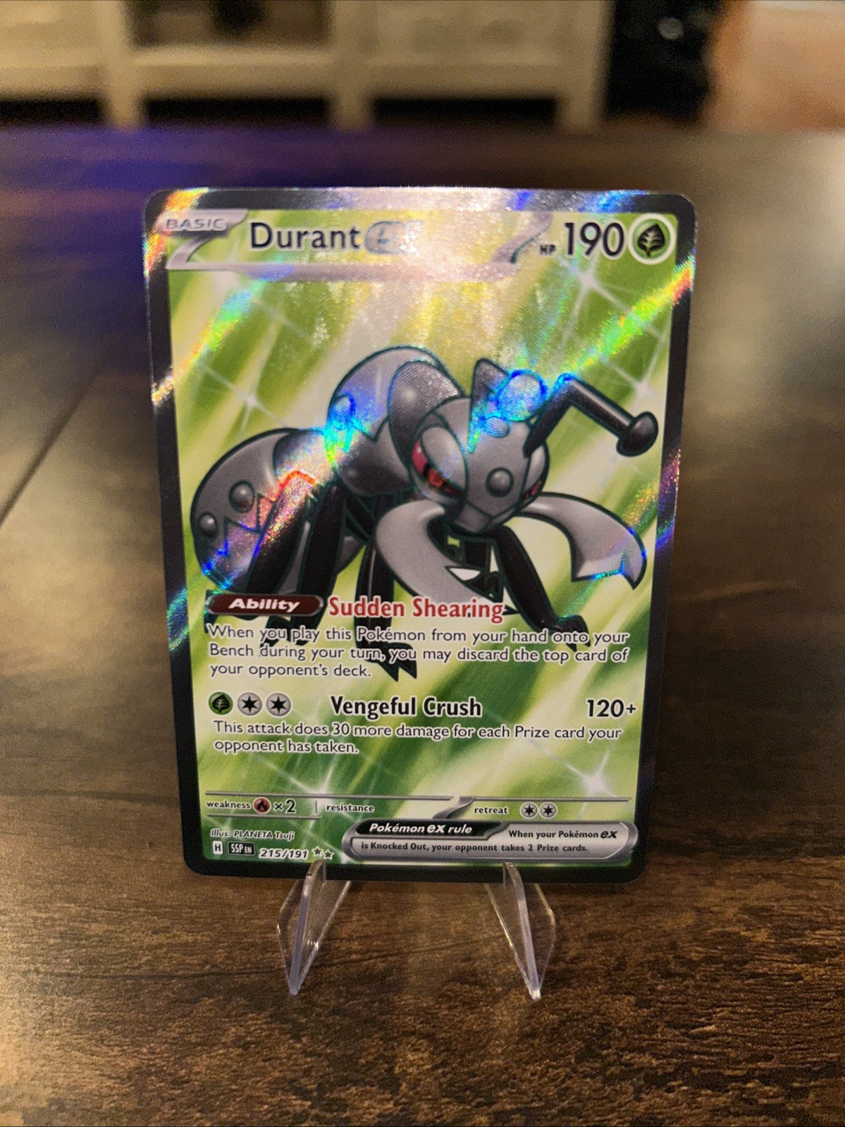 Durant ex 215/191 Sv08: Surging Sparks Holo