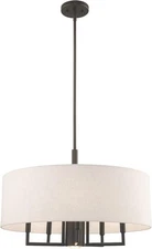 Livex Lighting 42605-92 Meridian - Six 24"L x 24"W x 54.5"H, English Bronze