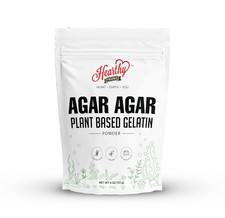 Agar Agar Powder 4Oz Vegan Gelatin Substitute, Certified Halal, Kosher, Gluten
