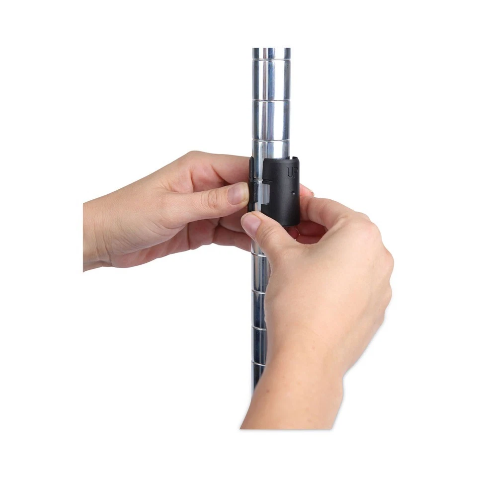 Alera SW843614SR 36 x 14 x 54 4-Shelf Residential Wire Shelving - Silver New - Image 4 of 4