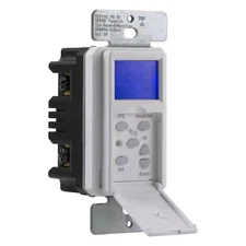 15 Amp In-Wall 3-Way Daylight Adjusting Digital Timer Switch with Screw Terminal
