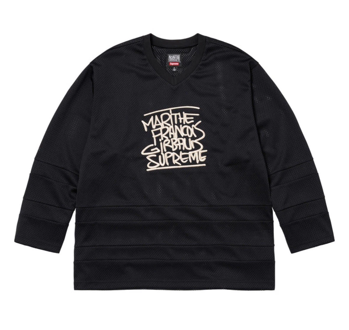 Maillot de hockey Supreme®/Marithé + François Girbaud   Noir   Taille L