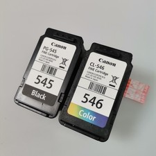 Original Canon PG545 Black & CL546 Colour Ink Cartridge For PIXMA TS3355 Printer