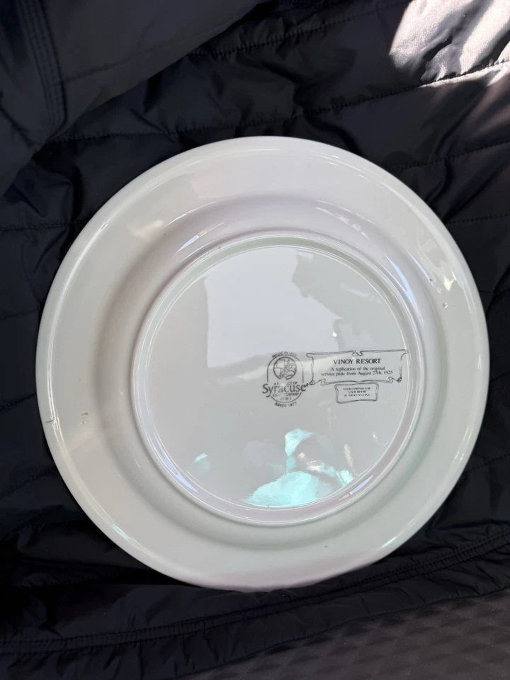 "Vinoy Hotel St Petersburg, FL, 12"" réplica de la placa 1925 azul/verde" Foto 2 de 4