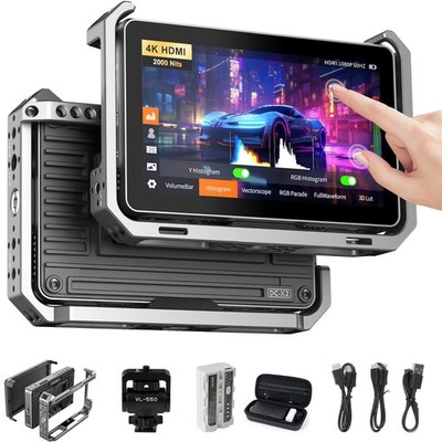 VILTROX DC-X2 DC-X3 6 inch 2000nits Camera DSLR Field Monitor Full HD 1920x1080
