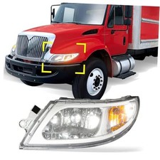 Headlight Assembly DRL for International Harvester 3200 3300 4100 Drive Side