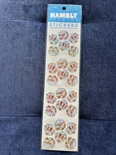 Hambly Studios Vintage Prismatic Popcorn Stickers 1 Sheet 90s