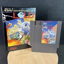 Nintendo NES - Adventures of Lolo - Game & Case - Tested