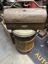 Vintage Craftsman Lunch Box Tombstone Dome Style Metal Tool Box With Tray