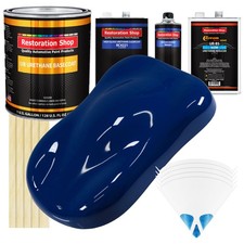 Marine Blue Slow 1 Gallon Automotive Car Paint Kit Urethane Basecoat Clearcoat Marine Blue Slow 1 Gallon Automotive Car Paint Kit Urethane Basecoat Clearcoat