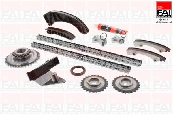FAI Autoparts Steuerkettensatz TCK79L FüR Hyundai I20 1 PB PBT I30 GD Ix20 JC FD-image
