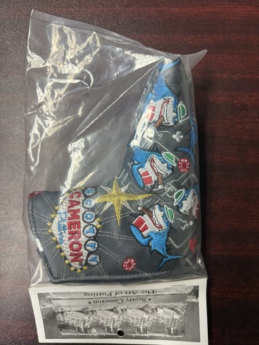 Rare Scotty Cameron 2016 Las Vegas Card Shark Putter Blade Golf Headcover⛳⛳⛳NEW