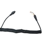 9ft/2.85m Stretchable Speaker Microphone Spring Cable Line for Hytera SM25A1 b