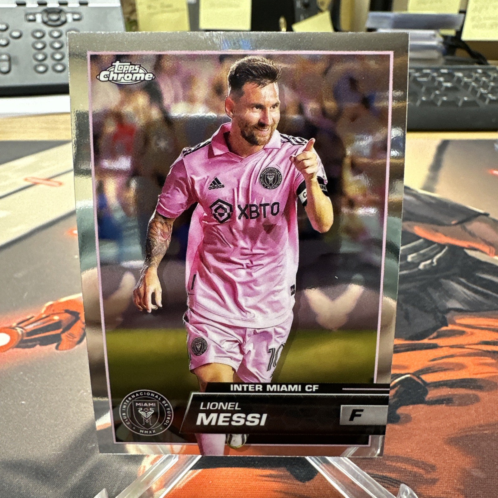2023 Topps Chrome MLS Lionel Messi #58 Base Inter Miami CF