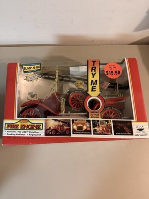 Vintage New Bright Bump N Go 1914 Model T Fire Engine No. 139