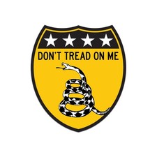 Dont Tread On Me Shield Sticker Decal Dont Tread On Me Shield Sticker Decal