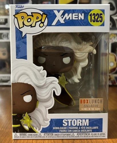 Funko Pop Marvel Storm #1325 BoxLunch exclusivo GITD brillo con protector