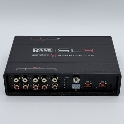 Rane SL4 Serato Scratch Live 4 Deck DVS DJ Audio Interface Control Unit