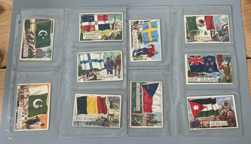 Partial set of 60 - 1956 Topps Flags Of The World cards - Picture 15 of 18