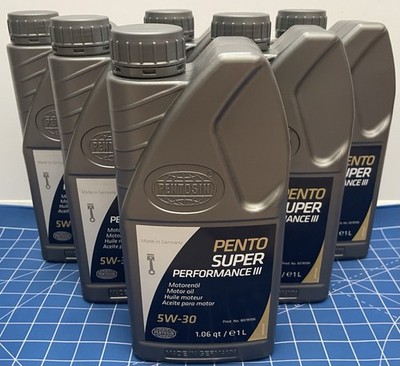 (6-Pack)Pentosin Super Performance III 5W-30 Synthetic Oil, 1 Liter 1.06 Quarts