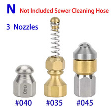 Sewer Drain Cleaning Hose 20m High Pressure Jetting Nozzle