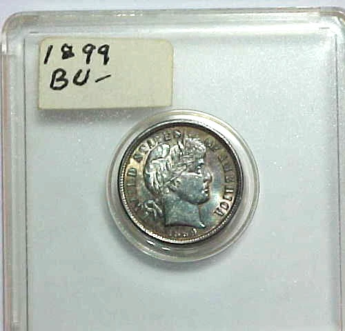 1899 USA Barber Silver Dime in a nice Uncirculated condition KM#113