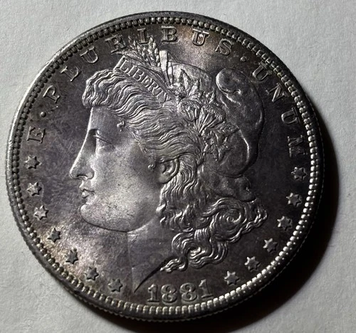 1881 S Morgan Silver Dollar