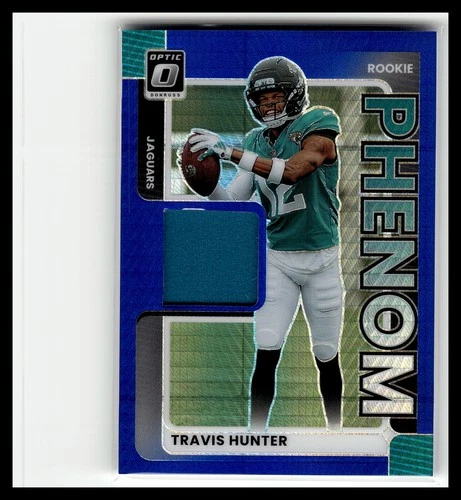 2025 Donruss Optic Travis Hunter Blue Hyper (RAW)